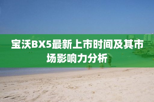 寶沃BX5最新上市時間及其市場影響力分析
