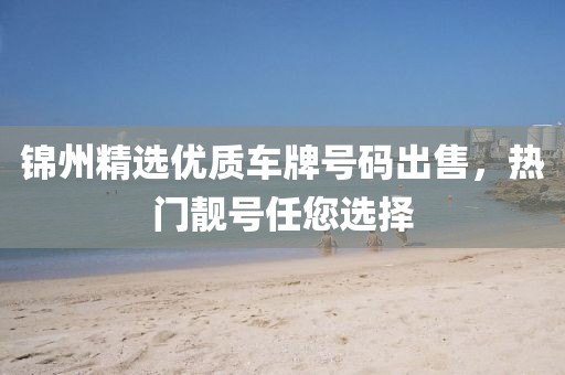 錦州精選優(yōu)質(zhì)車牌號(hào)碼出售，熱門靚號(hào)任您選擇