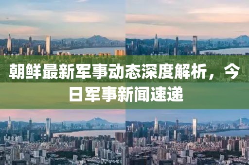 朝鮮最新軍事動態(tài)深度解析，今日軍事新聞速遞