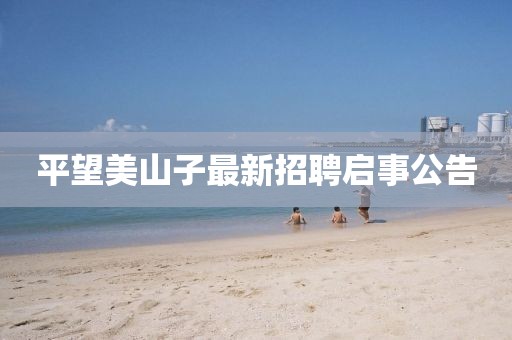 平望美山子最新招聘啟事公告