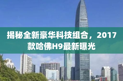 揭秘全新豪華科技組合，2017款哈佛H9最新曝光