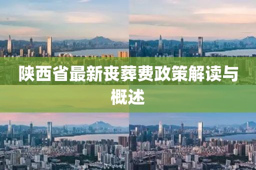 陜西省最新喪葬費(fèi)政策解讀與概述