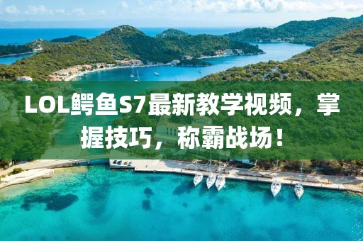 LOL鱷魚S7最新教學視頻，掌握技巧，稱霸戰(zhàn)場！