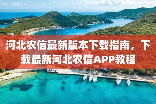 河北農(nóng)信最新版本下載指南，下載最新河北農(nóng)信APP教程
