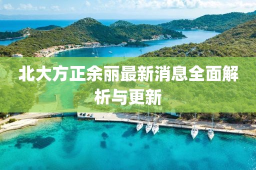 北大方正余麗最新消息全面解析與更新