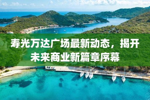 壽光萬達廣場最新動態(tài)，揭開未來商業(yè)新篇章序幕