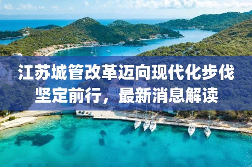 江蘇城管改革邁向現(xiàn)代化步伐堅(jiān)定前行，最新消息解讀