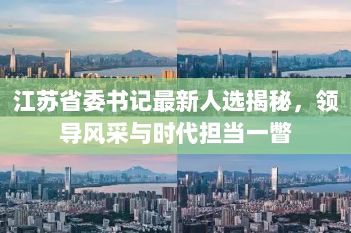 江蘇省委書記最新人選揭秘，領(lǐng)導(dǎo)風(fēng)采與時(shí)代擔(dān)當(dāng)一瞥