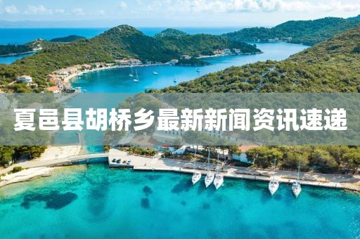 夏邑縣胡橋鄉(xiāng)最新新聞資訊速遞