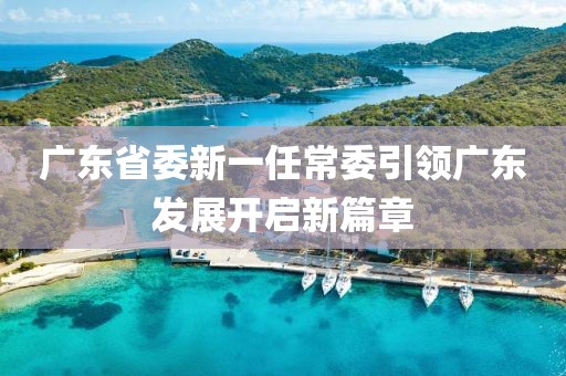 廣東省委新一任常委引領廣東發(fā)展開啟新篇章