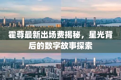 霍尊最新出場(chǎng)費(fèi)揭秘，星光背后的數(shù)字故事探索