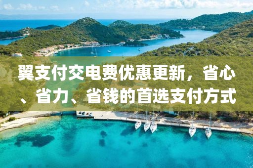 翼支付交電費(fèi)優(yōu)惠更新，省心、省力、省錢的首選支付方式