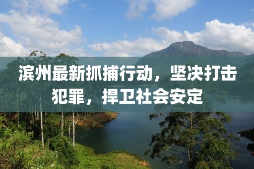 濱州最新抓捕行動，堅決打擊犯罪，捍衛(wèi)社會安定