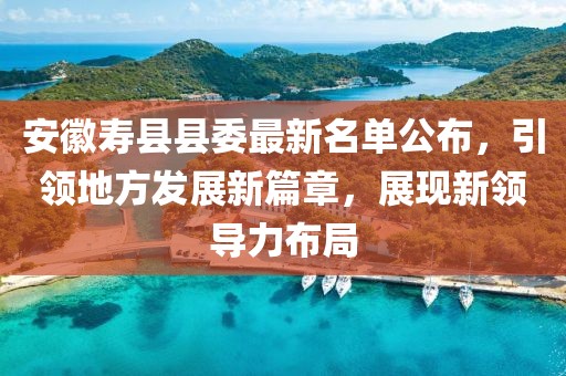 安徽壽縣縣委最新名單公布，引領(lǐng)地方發(fā)展新篇章，展現(xiàn)新領(lǐng)導(dǎo)力布局