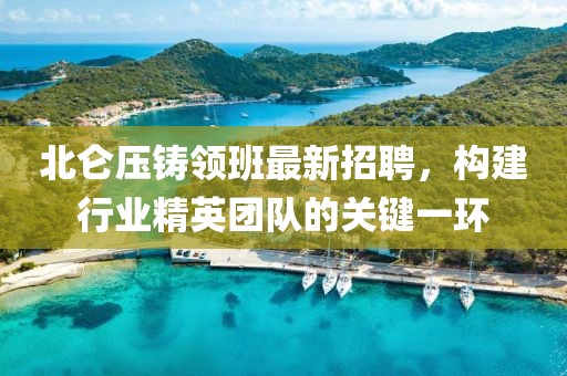 北侖壓鑄領(lǐng)班最新招聘，構(gòu)建行業(yè)精英團(tuán)隊(duì)的關(guān)鍵一環(huán)
