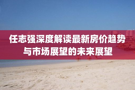 任志強(qiáng)深度解讀最新房價趨勢與市場展望的未來展望
