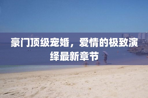 豪門(mén)頂級(jí)寵婚，愛(ài)情的極致演繹最新章節(jié)