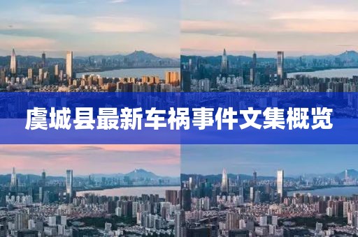 虞城縣最新車禍事件文集概覽